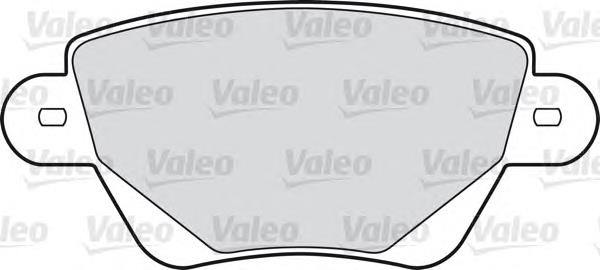 598527 VALEO pastillas de freno traseras