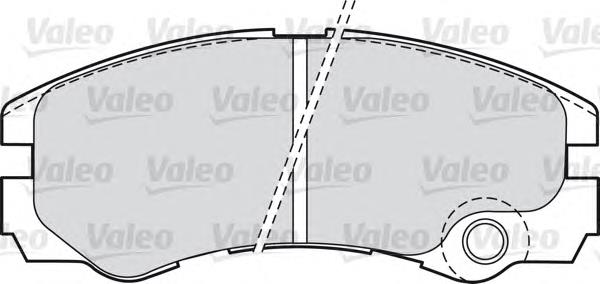 598661 VALEO pastillas de freno delanteras