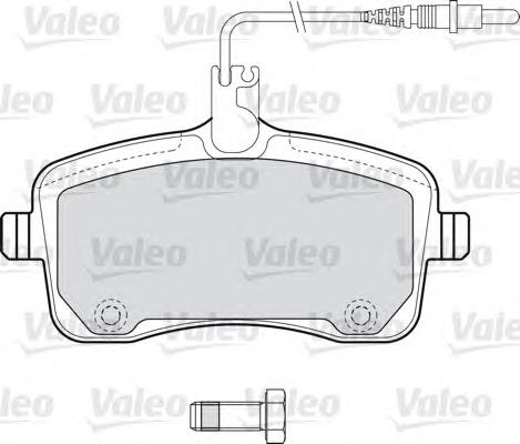 598662 VALEO pastillas de freno delanteras