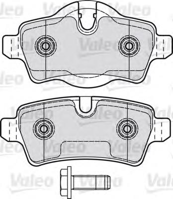 601041 VALEO pastillas de freno traseras