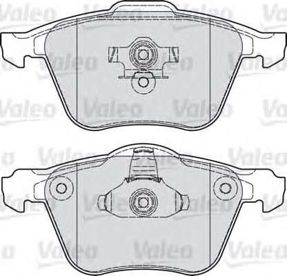 601032 VALEO pastillas de freno delanteras