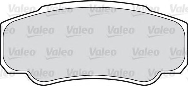 598570 VALEO pastillas de freno traseras