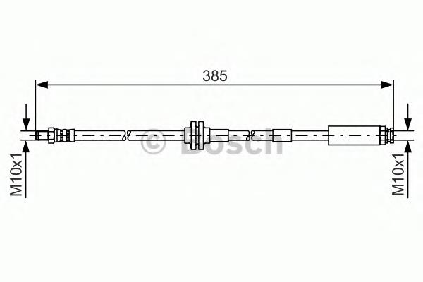 1987481418 Bosch latiguillo de freno delantero