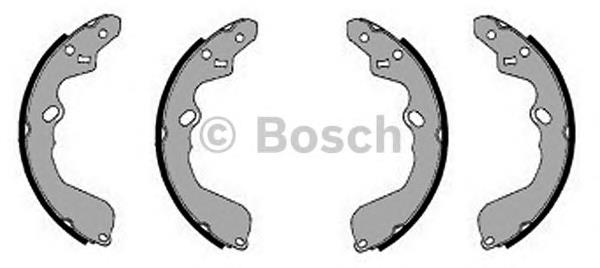 F026008028 Bosch zapatas de frenos de tambor traseras