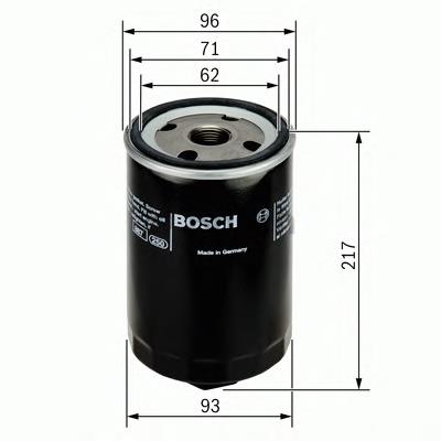 F026407052 Bosch filtro de aceite