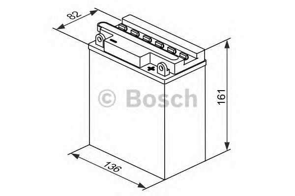 Batería de arranque 0092M4F320 Bosch