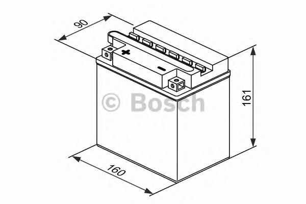 Batería de arranque 0092M4F390 Bosch