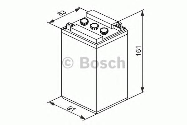 Batería de arranque F026T02300 Bosch