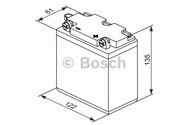 Batería de arranque 0092M4F120 Bosch