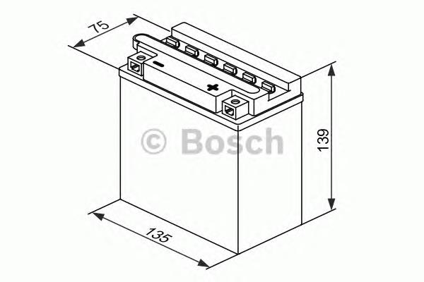 Batería de arranque 0092M4F270 Bosch