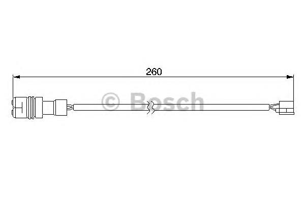 1987474987 Bosch contacto de aviso, desgaste de los frenos