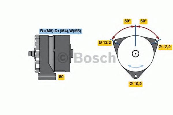 0986047870 Bosch alternador