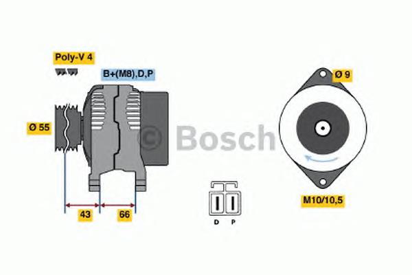 0986045551 Bosch alternador