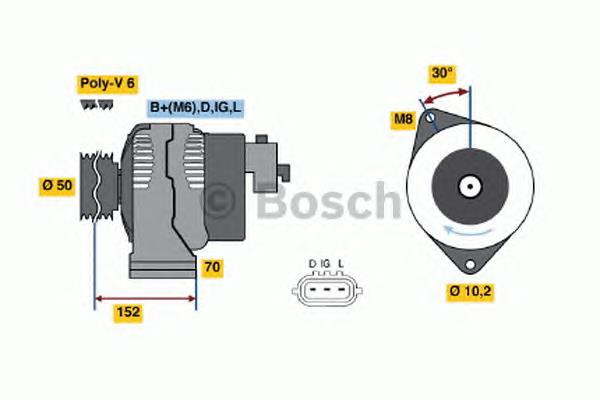 0986046531 Bosch alternador