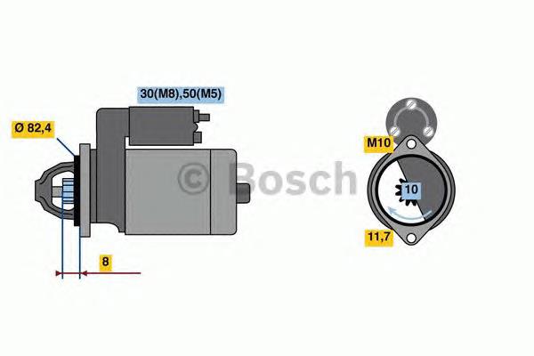 0986022970 Bosch motor de arranque