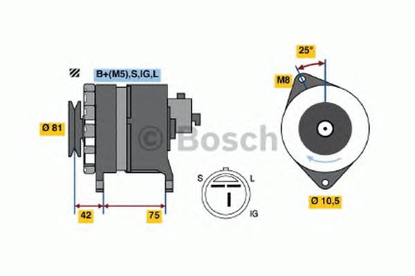 0986044991 Bosch alternador