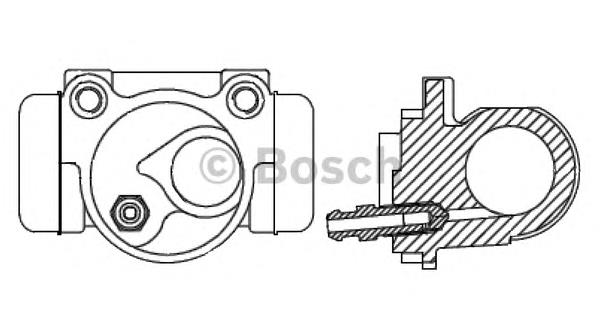 0986475637 Bosch cilindro de freno de rueda trasero