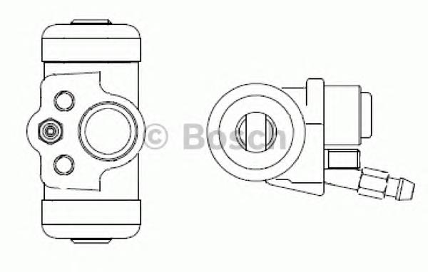 F026002359 Bosch cilindro de freno de rueda trasero