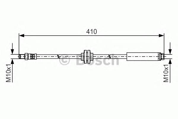 1987481492 Bosch tubo flexible de frenos trasero