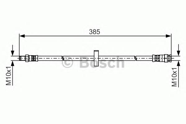 1987481531 Bosch tubo flexible de frenos trasero