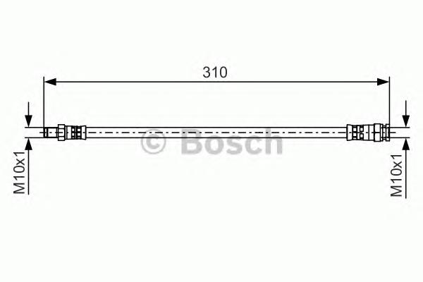 1987481530 Bosch tubo flexible de frenos