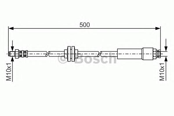 1987481172 Bosch latiguillo de freno delantero