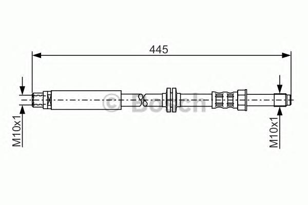 1987481179 Bosch tubo flexible de frenos trasero