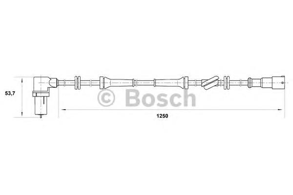  Sensor ABS delantero derecho para Fiat Palio 178DX