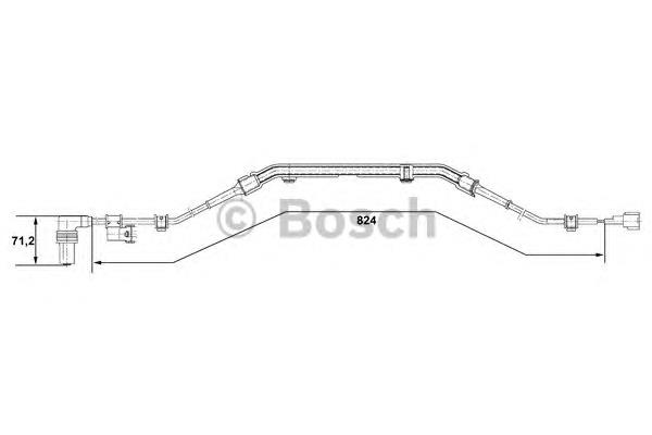 Sensor ABS trasero izquierdo ABS181 Japan Parts