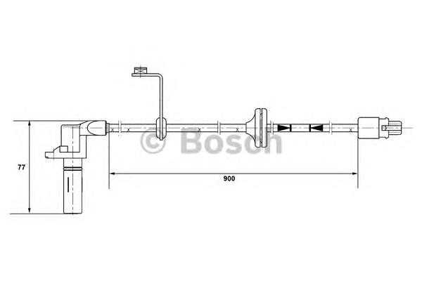  Sensor ABS trasero para Mercedes E S124