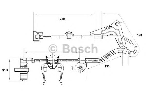 0265001416 Bosch sensor abs delantero derecho