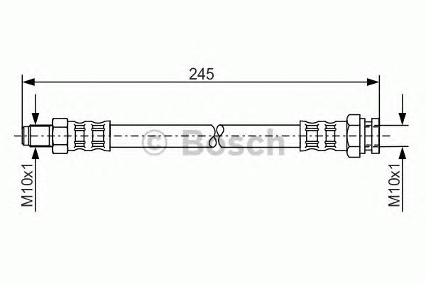 1987476876 Bosch tubo flexible de frenos trasero