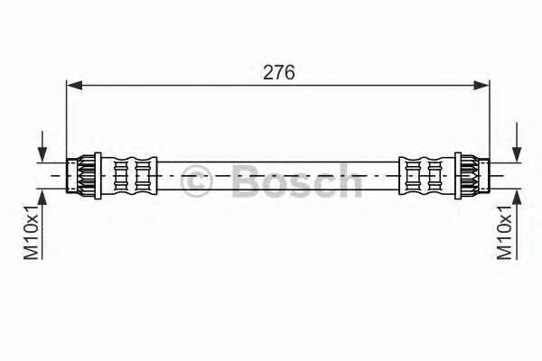 7704003961 Renault (RVI) tubo flexible de frenos trasero