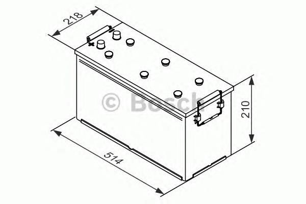 Batería de arranque 0092T30480 Bosch