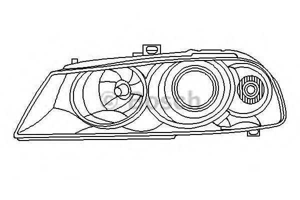 60695650 Fiat/Alfa/Lancia faro izquierdo