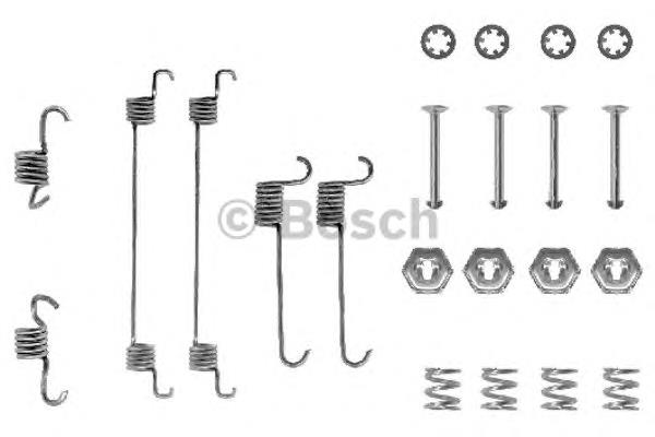 1987475220 Bosch kit de montaje, zapatas de freno traseras