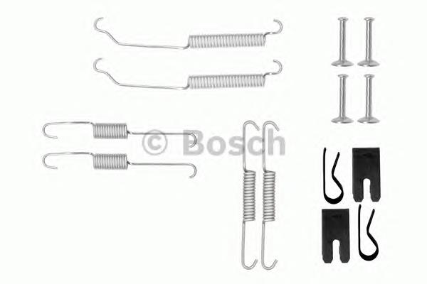 1987475332 Bosch kit de montaje, zapatas de freno traseras