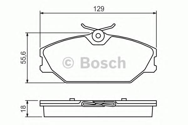 0986494024 Bosch pastillas de freno delanteras