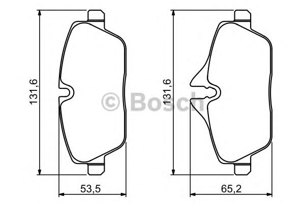 0986494264 Bosch pastillas de freno delanteras