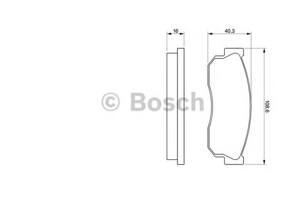 0986469580 Bosch pastillas de freno delanteras