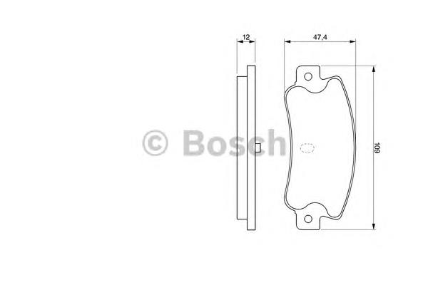 0986461770 Bosch pastillas de freno traseras