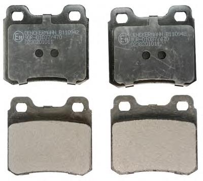 B110942 Denckermann pastillas de freno traseras