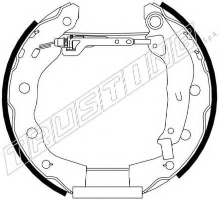 Zapatas de frenos de tambor traseras K54011 Brembo