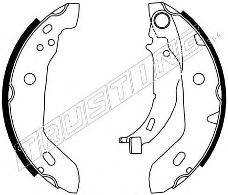 721.0 Trusting pastillas de freno traseras