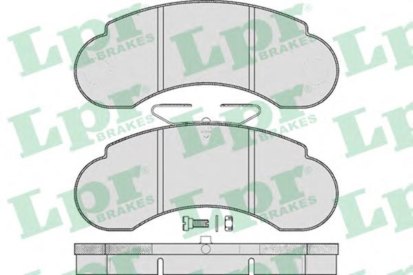 05P415 LPR pastillas de freno delanteras