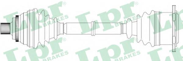 Árbol de transmisión delantero derecho 7701352808 Renault (RVI)