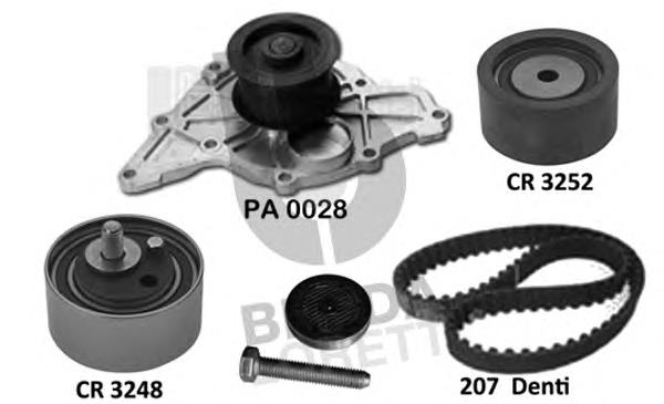 Kit correa de distribución KP8683 Graf