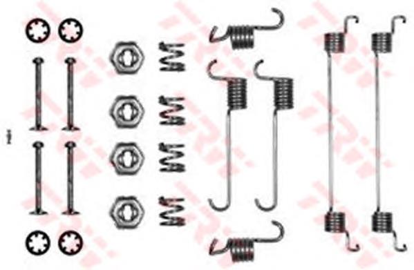 SFK137 TRW kit de montaje, zapatas de freno traseras