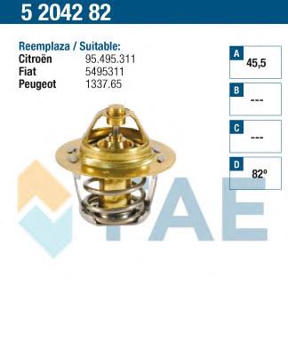 5204282 FAE termostato, refrigerante