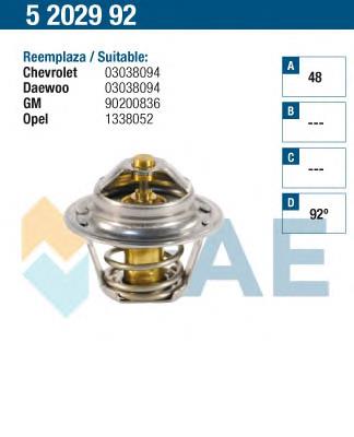 5202992 FAE termostato, refrigerante